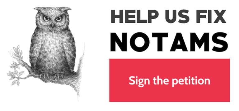 The Improvement to Notams Act of 2019, and other stuff. | Fixing Notams